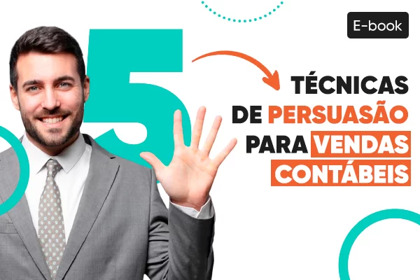 Capa de e-book sobre técnicas de persuasão para vendas contábeis