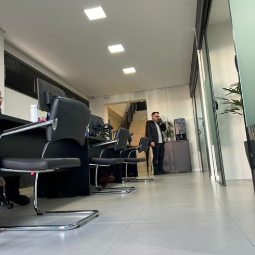 Interior do escritório contábil Mais Contábil